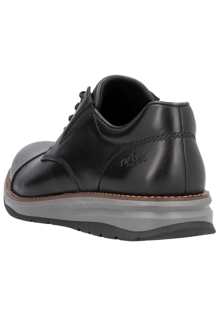 Rieker Halbschuhe Glattleder Schwarz