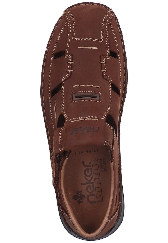 Rieker Halbschuhe Leder Braun