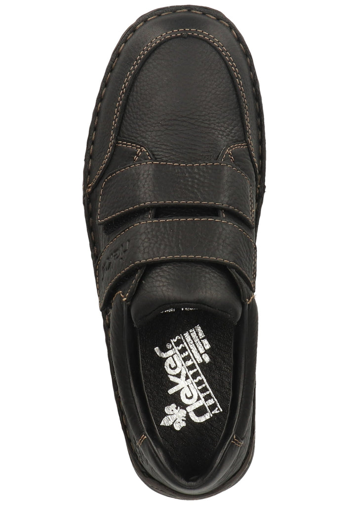 Rieker Halbschuhe Leder Schwarz