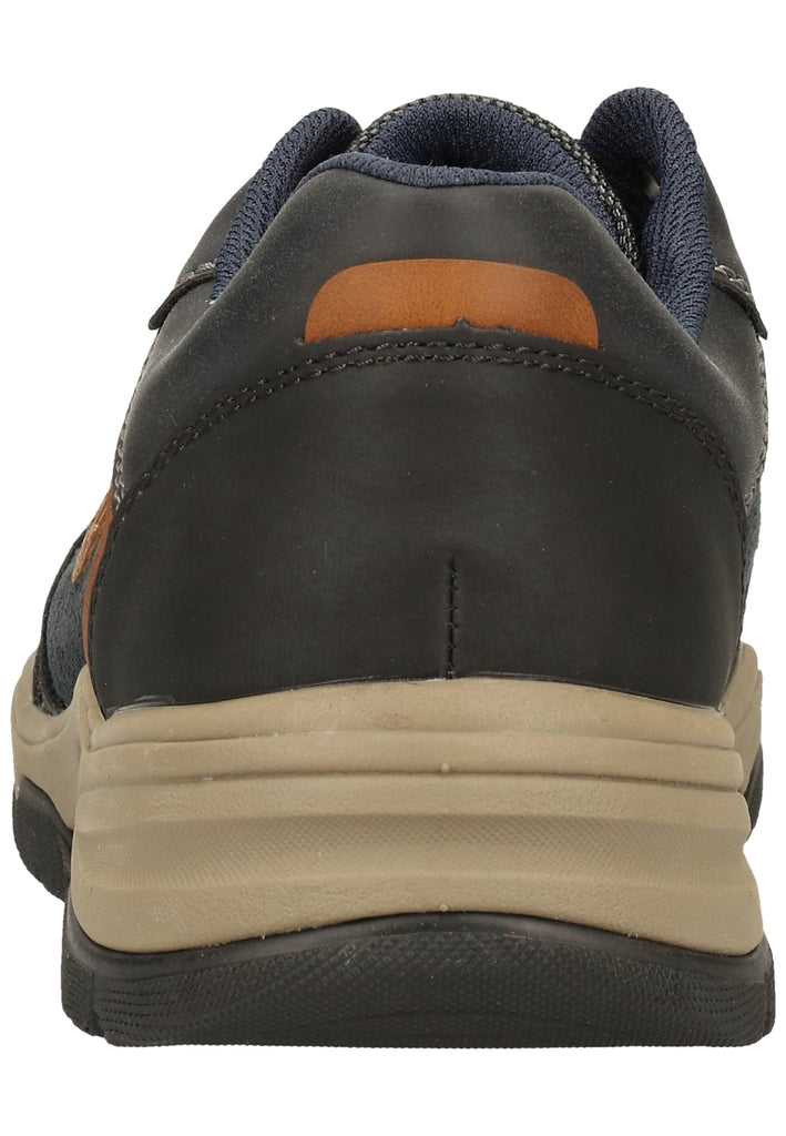 Rieker Halbschuhe Leder Schwarz/Blau