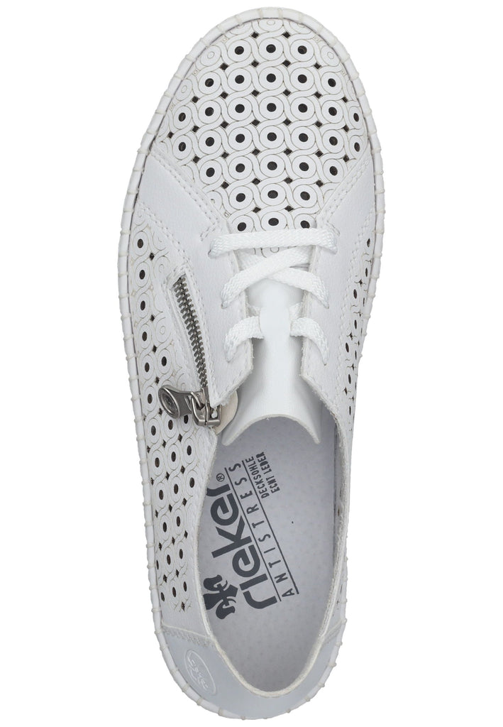 Rieker Halbschuhe Leder Weiß