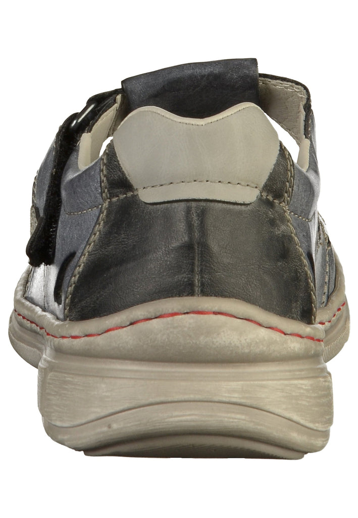 Rieker Halbschuhe Lederimitat Blau