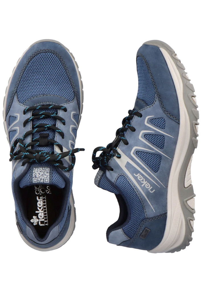 Rieker Halbschuhe Lederimitat Dunkelblau