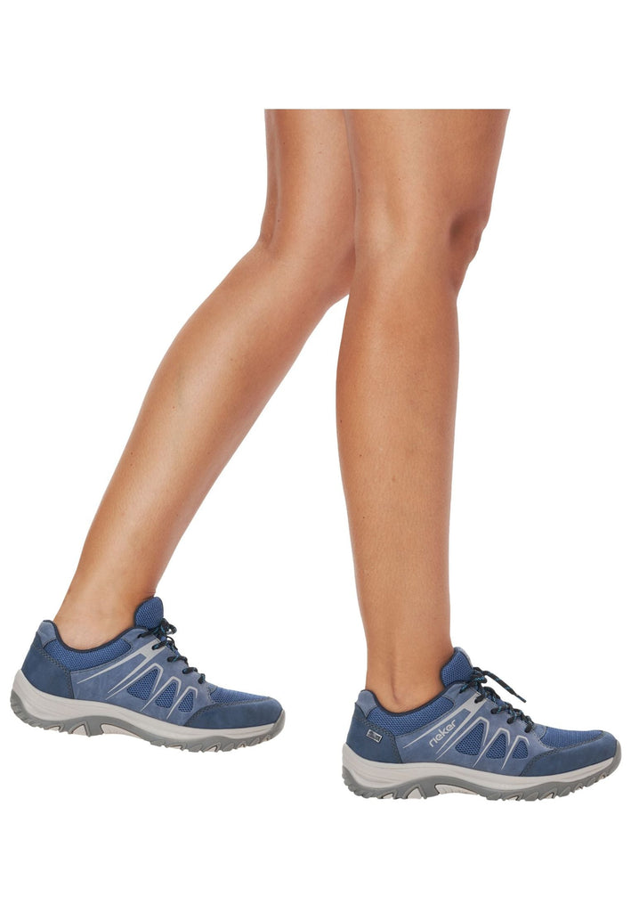 Rieker Halbschuhe Lederimitat Dunkelblau