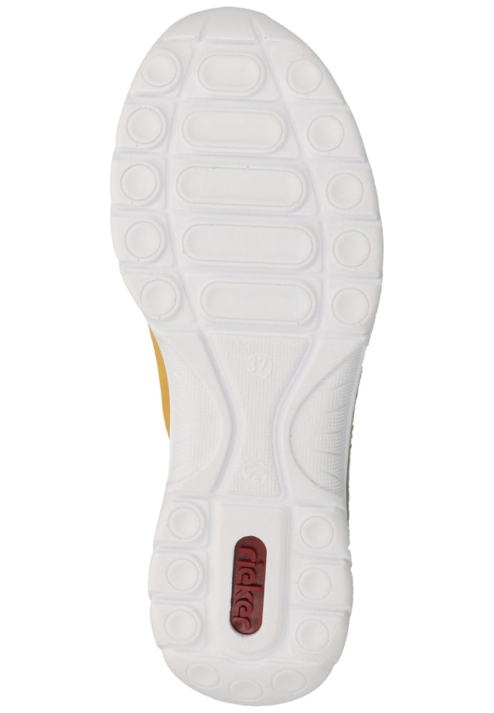 Rieker Halbschuhe Lederimitat Gelb
