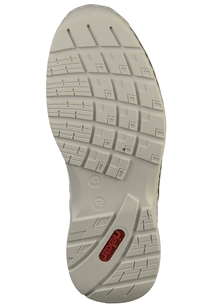 Rieker Halbschuhe Lederimitat Grau