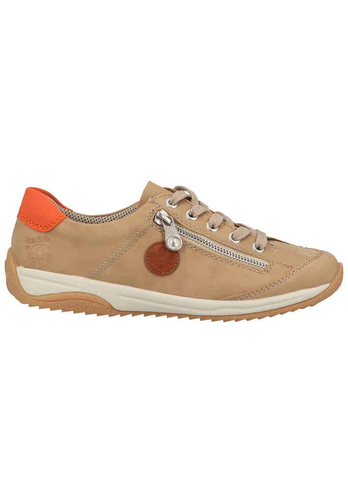 Rieker Halbschuhe Lederimitat Nude