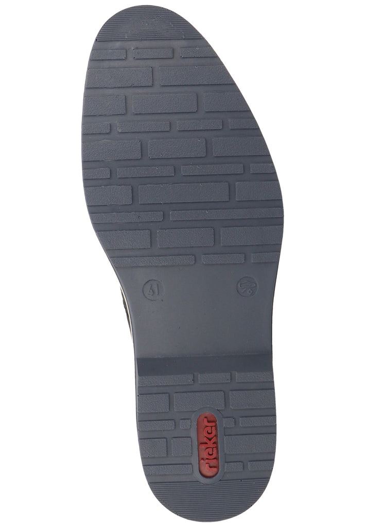 Rieker Halbschuhe Lederimitat Pazifik