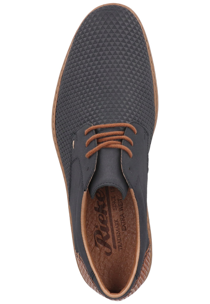 Rieker Halbschuhe Lederimitat Pazifik