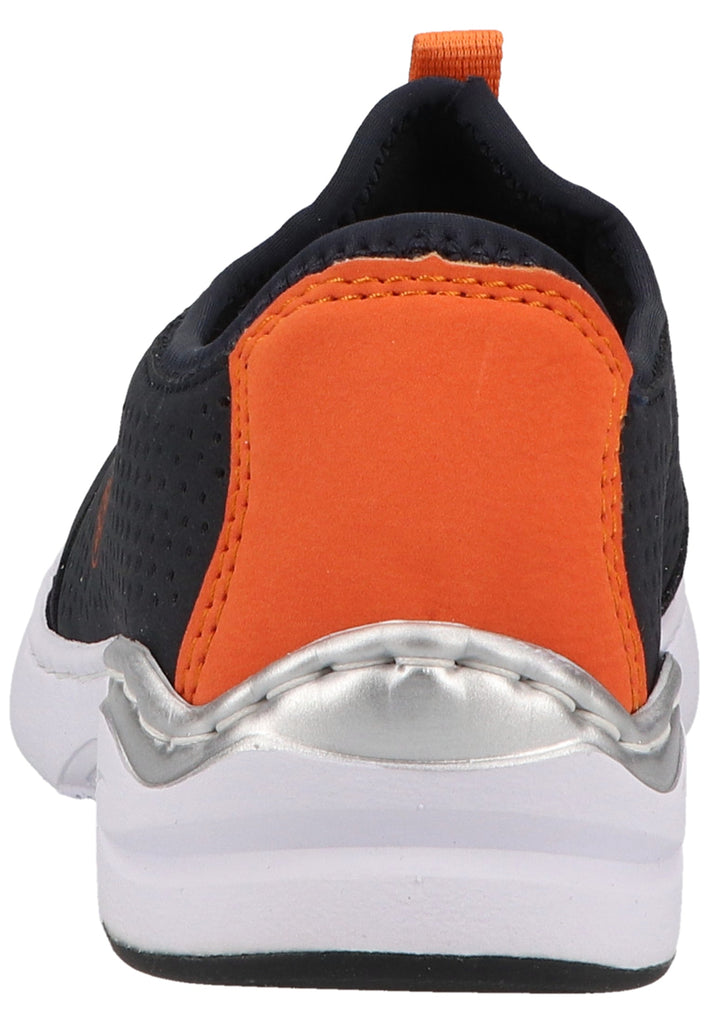 Rieker Halbschuhe Lederimitat Pazifik