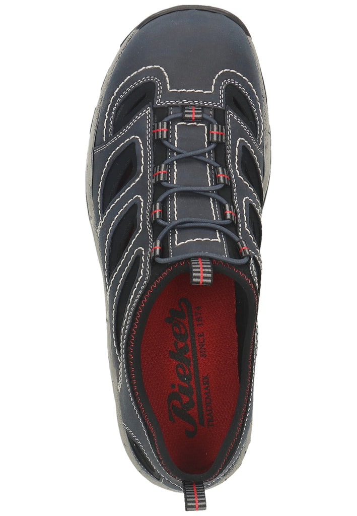Rieker Halbschuhe Lederimitat/Textil Navy