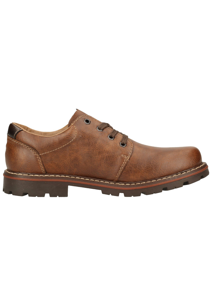 Rieker Halbschuhe Lederimitat Toffee