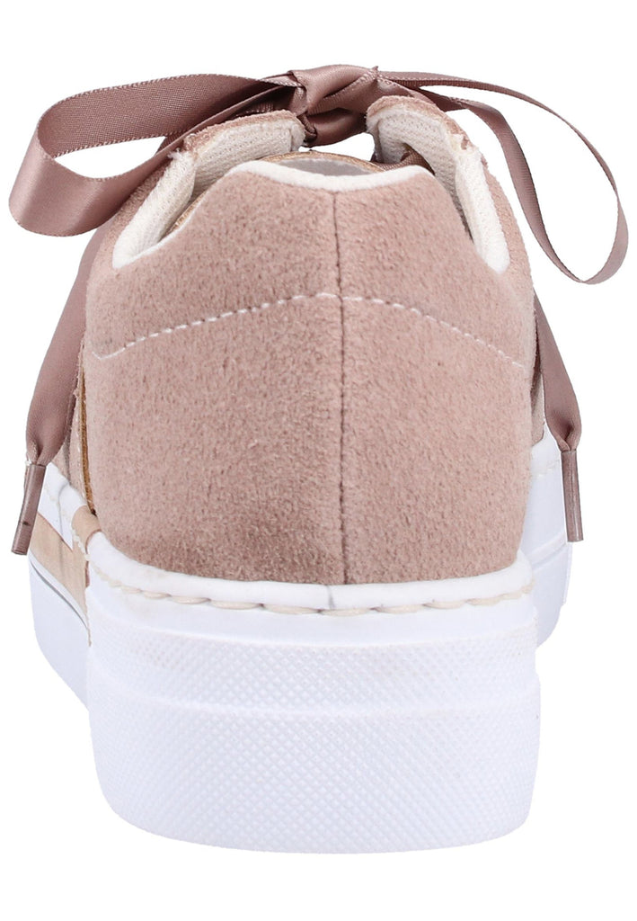 Rieker Halbschuhe Nubukleder Beige