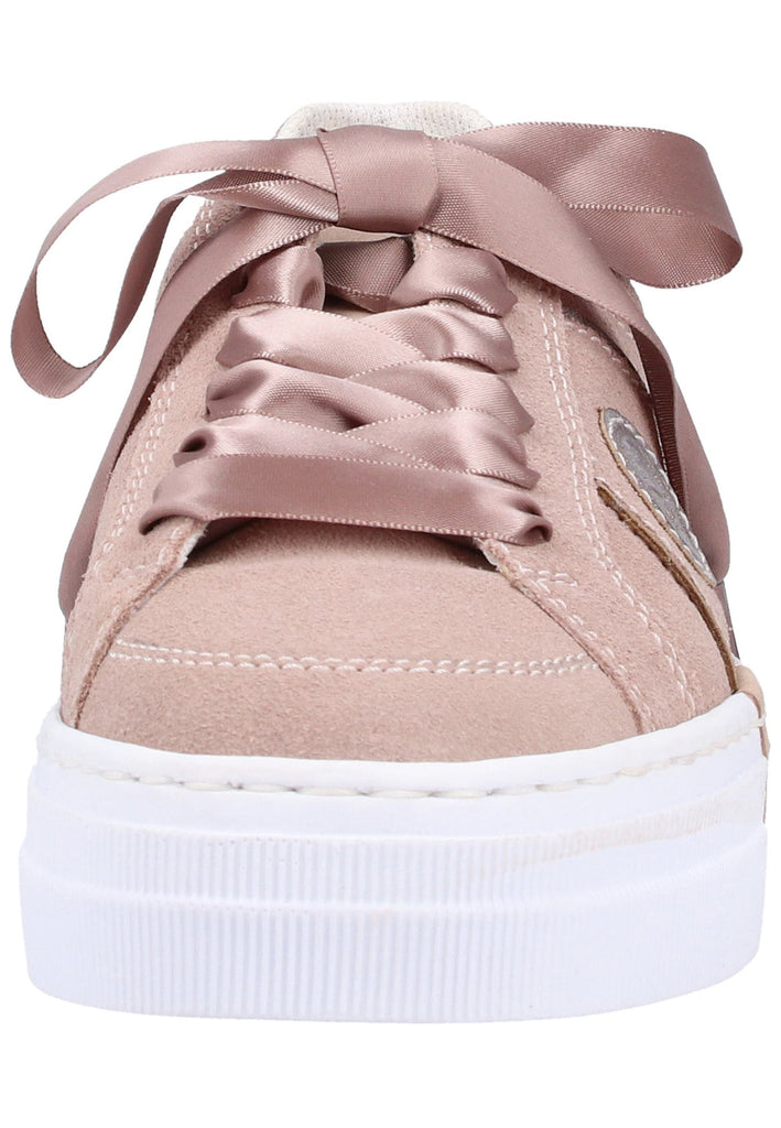 Rieker Halbschuhe Nubukleder Beige