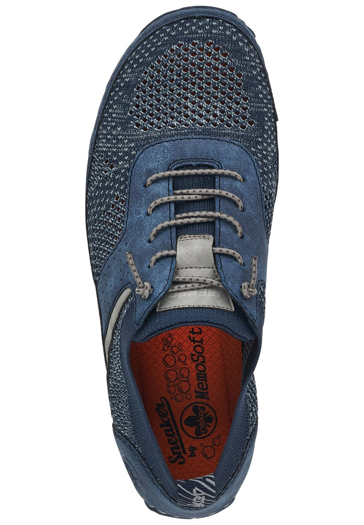 Rieker Halbschuhe Synthetik/Textil Blau