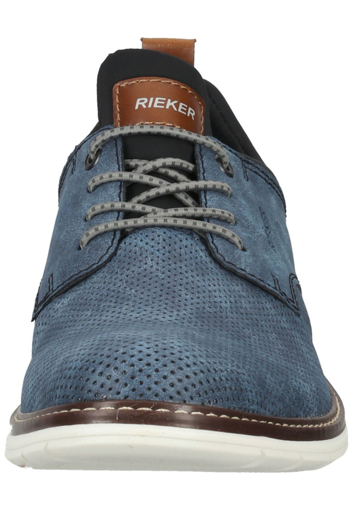 Rieker Halbschuhe Synthetik/Textil Blau/Braun