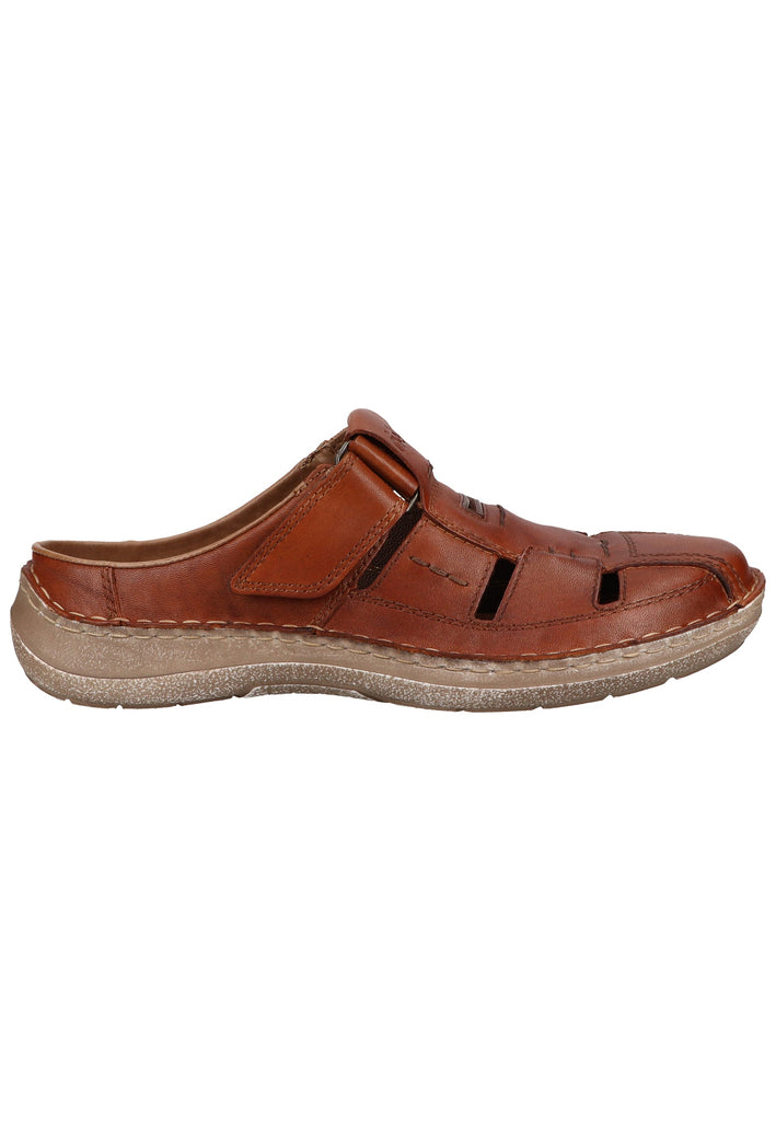 Rieker Pantoletten Leder Braun