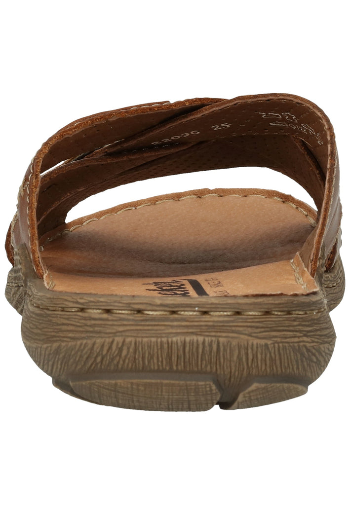 Rieker Pantoletten Leder Braun