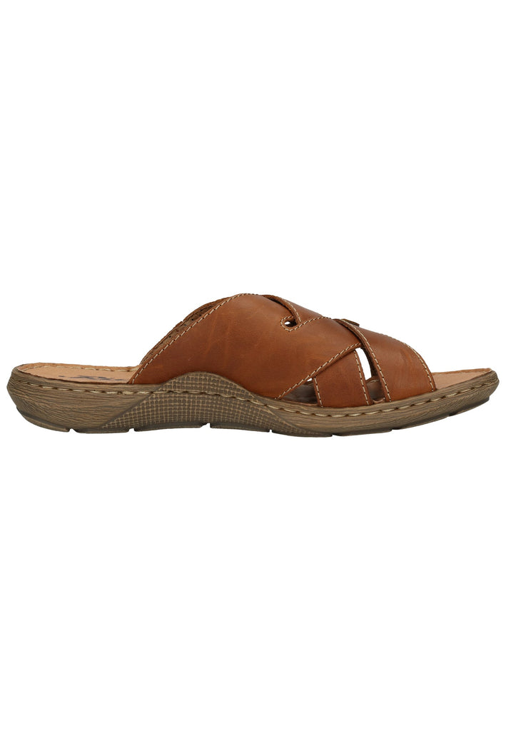 Rieker Pantoletten Leder Braun