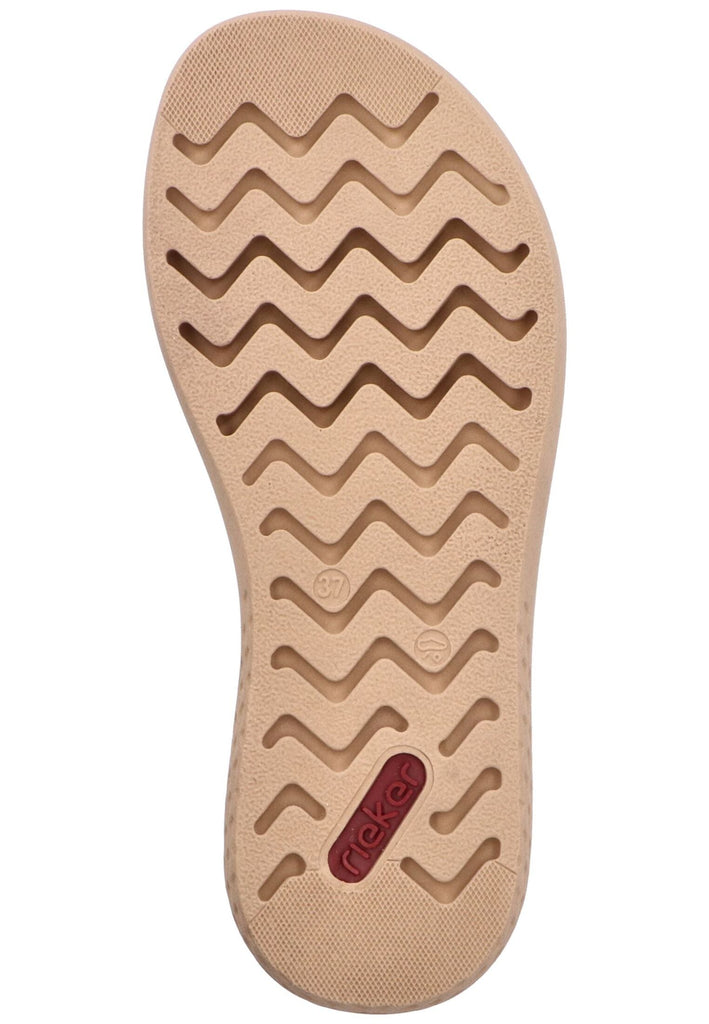 Rieker Pantoletten Lederimitat Ginger