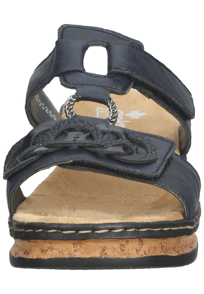 Rieker Pantoletten Synthetik Dunkelblau