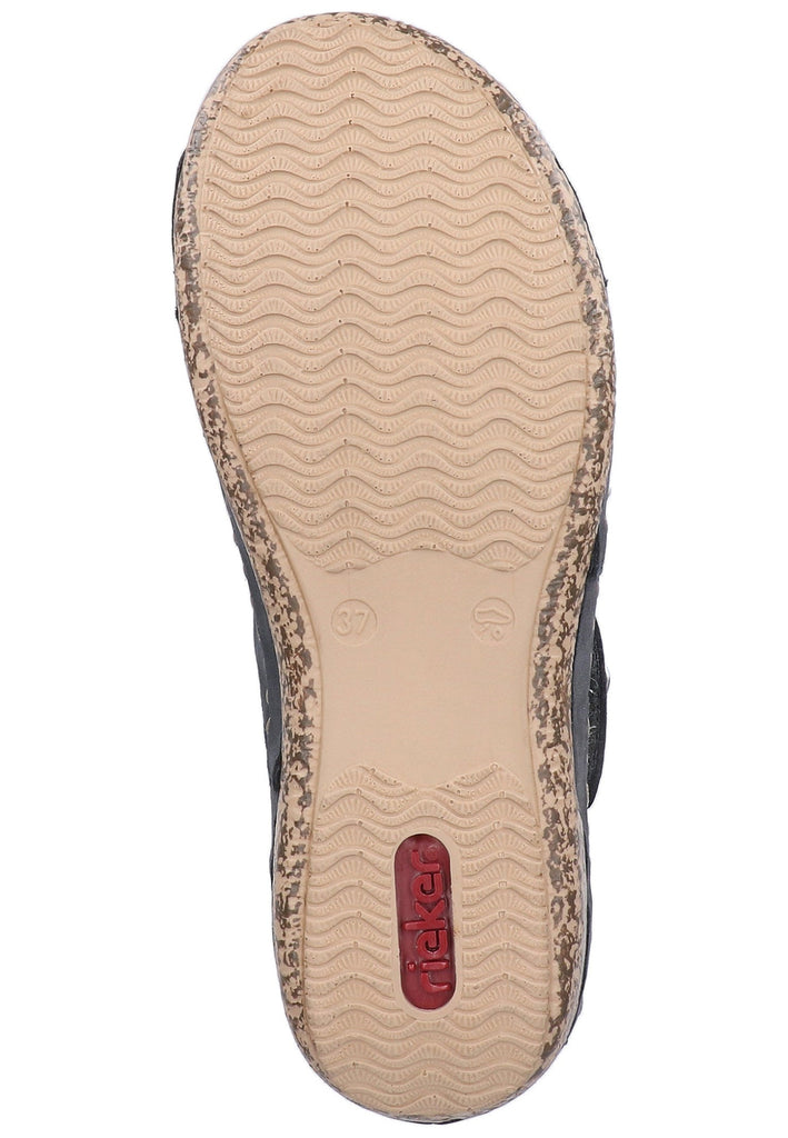 Rieker Sandalen Glattleder Ozean