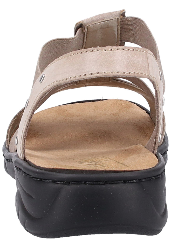 Rieker Sandalen Glattleder Steel