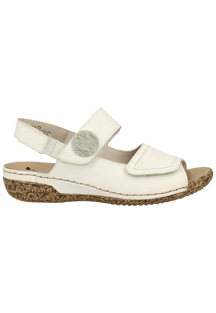 Rieker Sandalen Glattleder Weiß