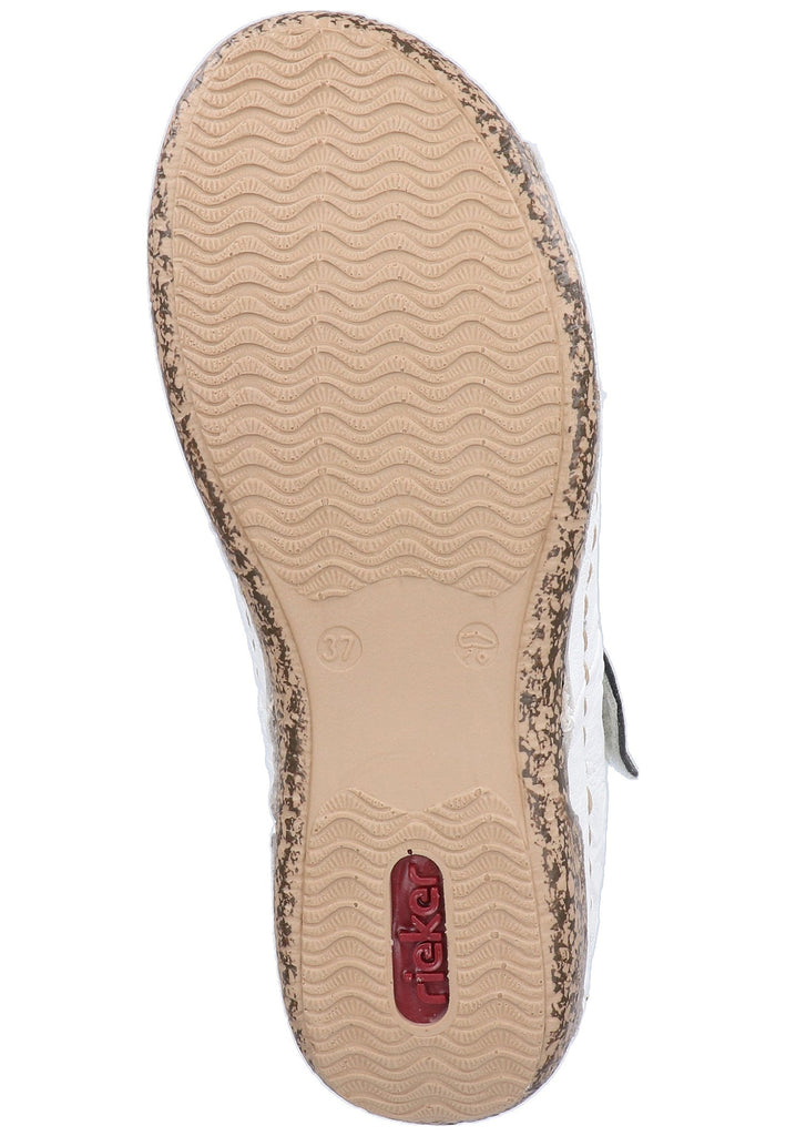 Rieker Sandalen Glattleder Weiß