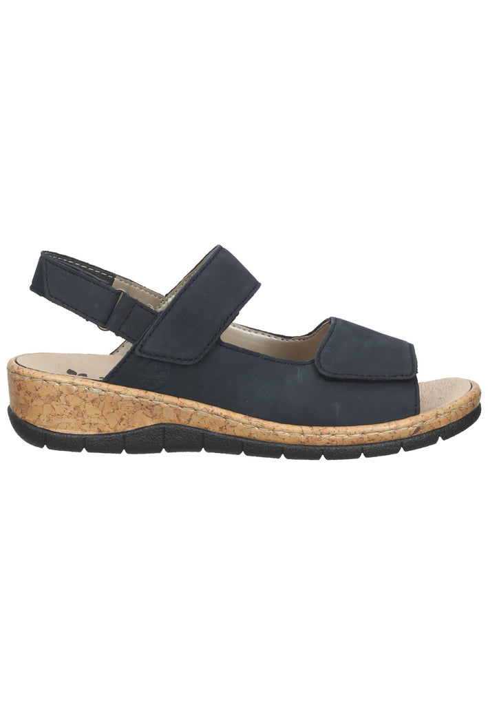 Rieker Sandalen Leder Blau