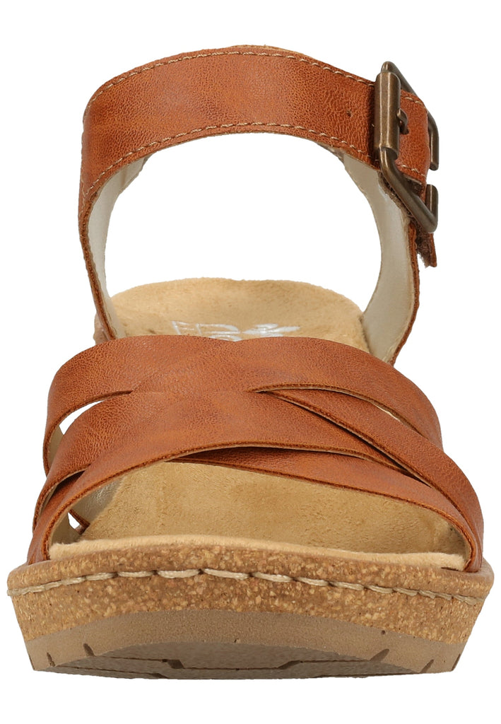 Rieker Sandalen Leder Cognac