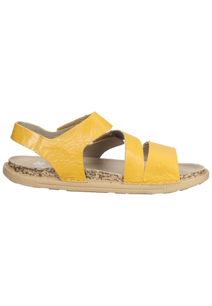 Rieker Sandalen Leder Gelb