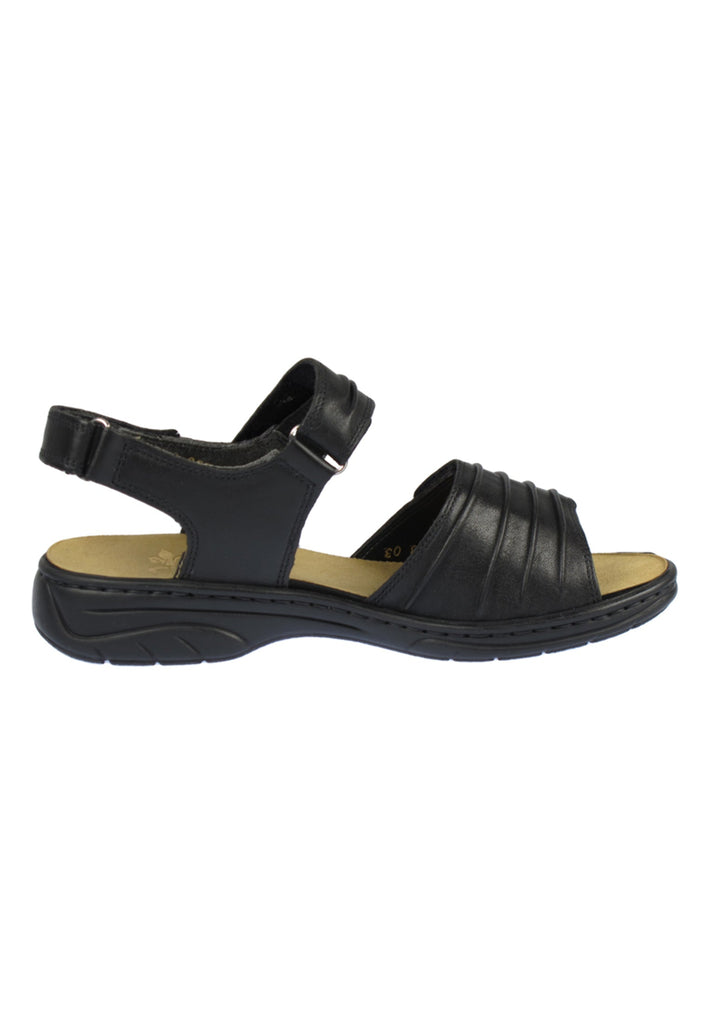 Rieker Sandalen Leder Schwarz
