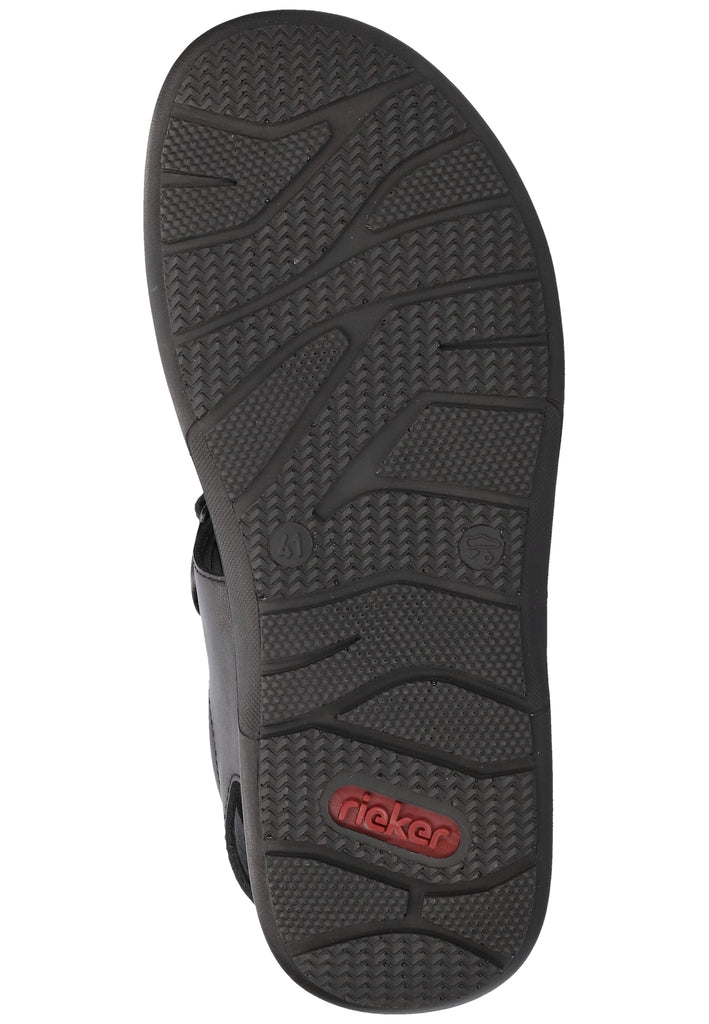 Rieker Sandalen Leder Schwarz