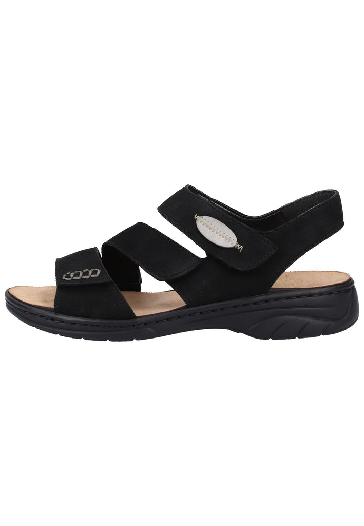 Rieker Sandalen Leder Schwarz
