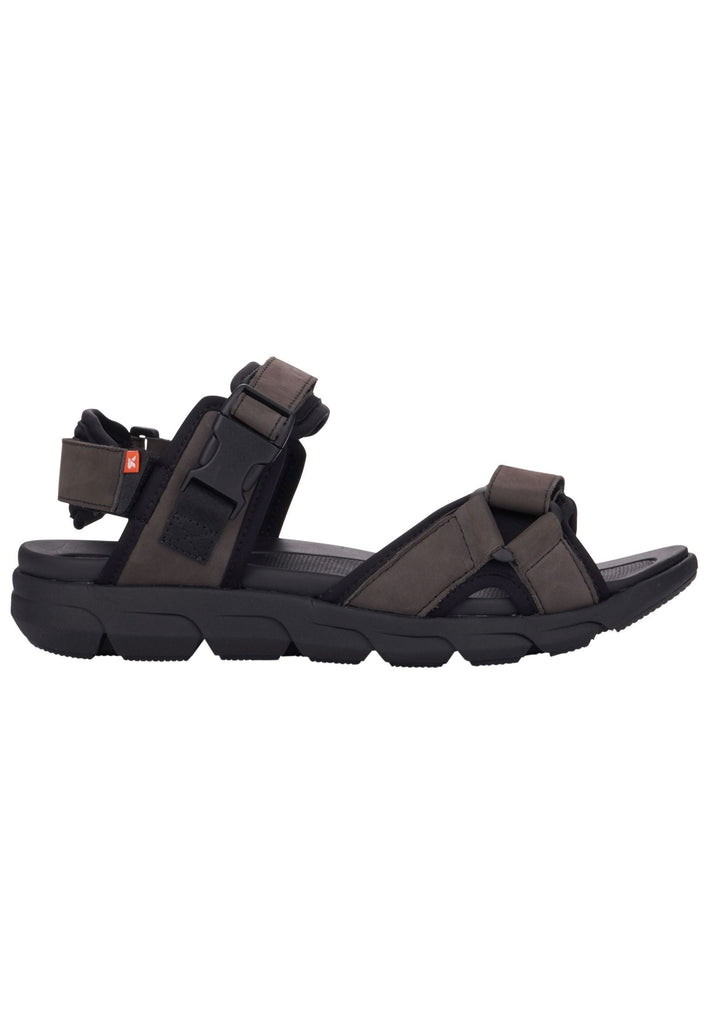 Rieker Sandalen Leder/Synthetik Schwarz