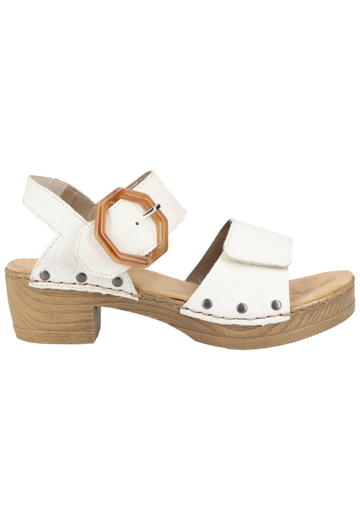 Rieker Sandalen Leder Weiß