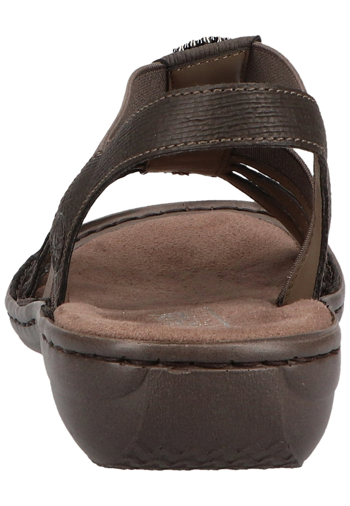 Rieker Sandalen Lederimitat Basalt