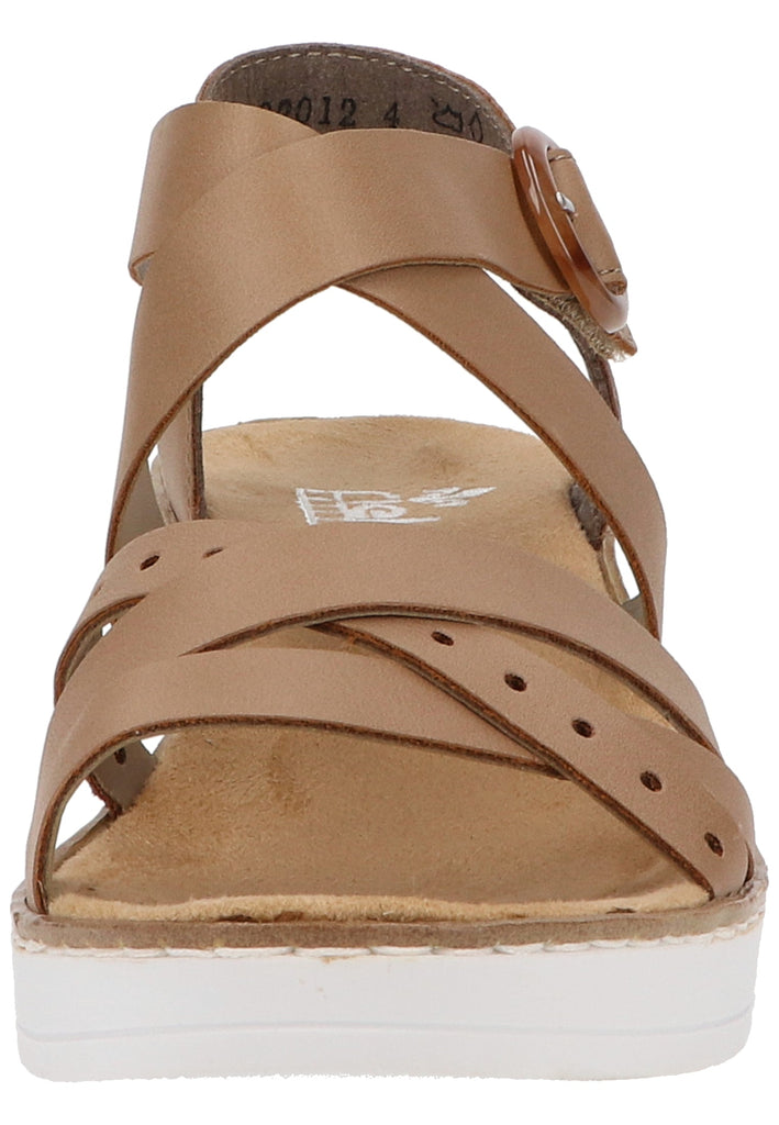 Rieker Sandalen Lederimitat Beige