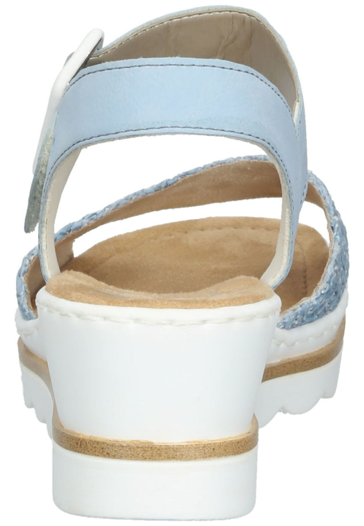 Rieker Sandalen Lederimitat Blau