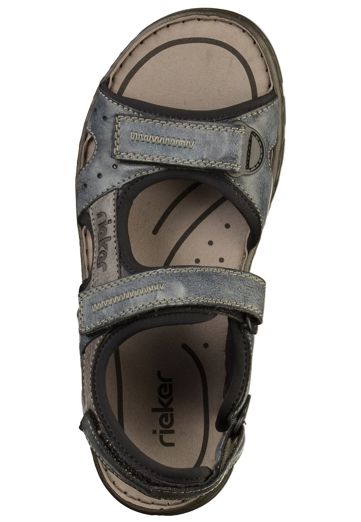 Rieker Sandalen Lederimitat Blau