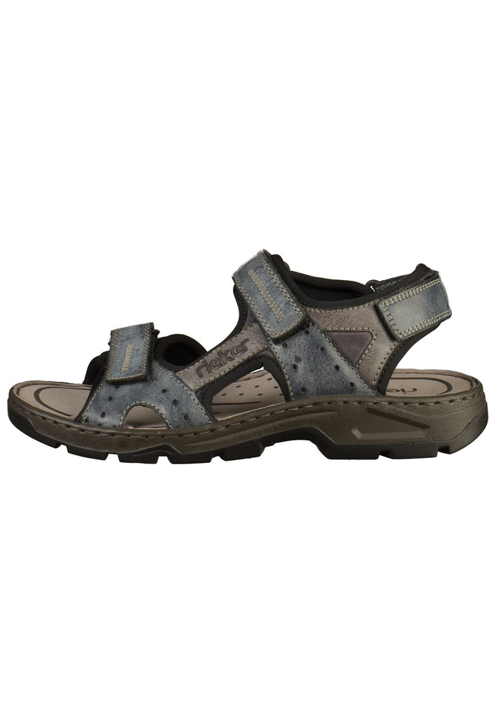 Rieker Sandalen Lederimitat Blau