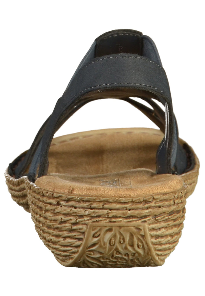 Rieker Sandalen Lederimitat Blau