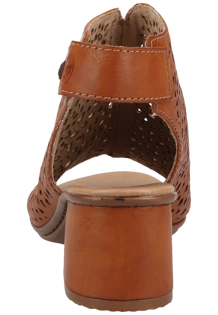 Rieker Sandalen Lederimitat Braun