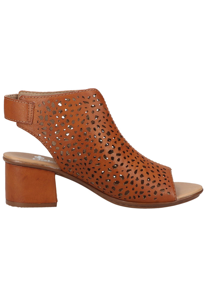 Rieker Sandalen Lederimitat Braun