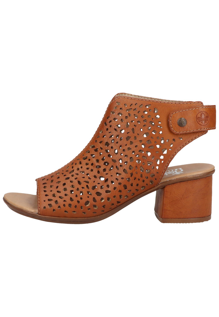 Rieker Sandalen Lederimitat Braun