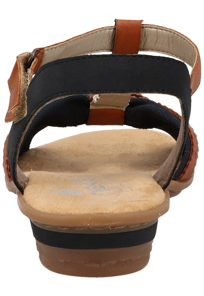 Rieker Sandalen Lederimitat Pazifik