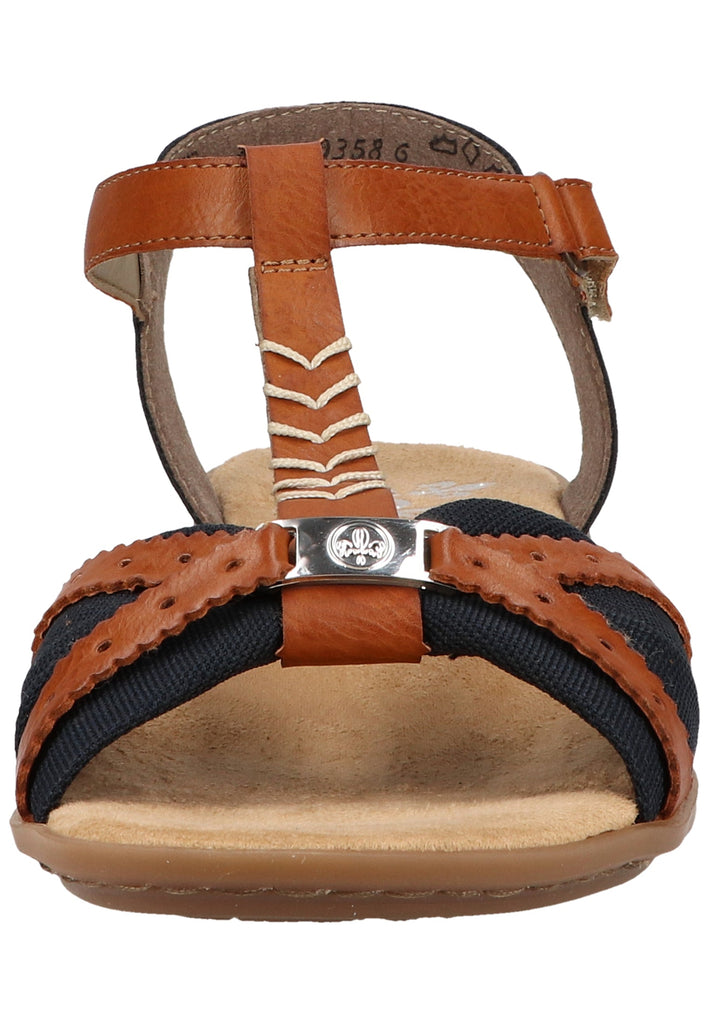 Rieker Sandalen Lederimitat Pazifik