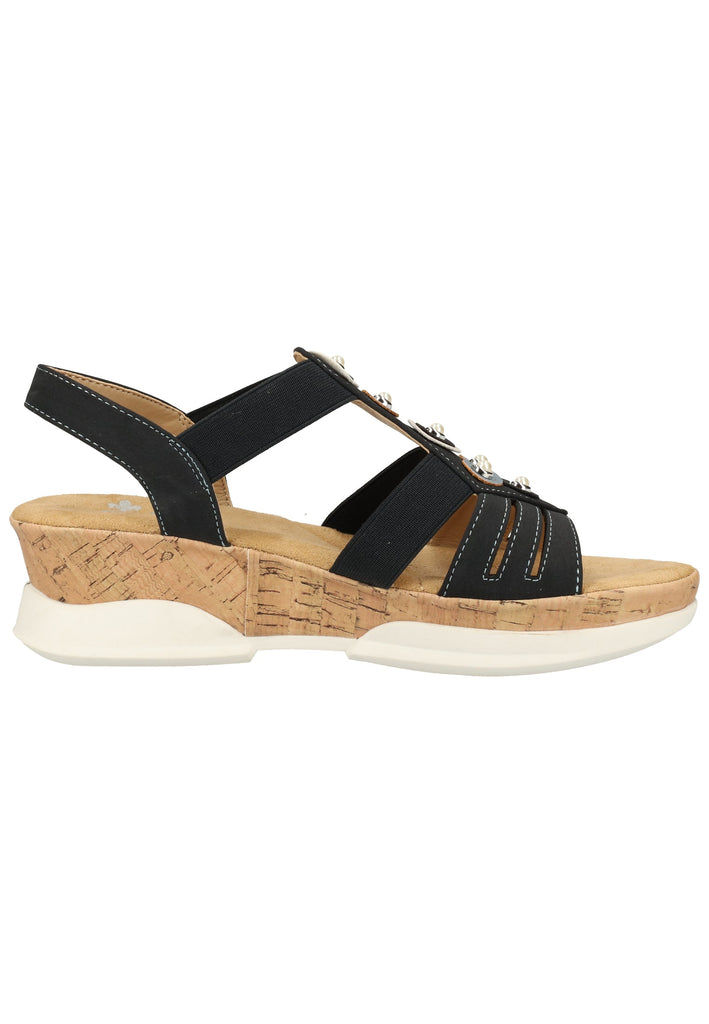 Rieker Sandalen Lederimitat Pazifik