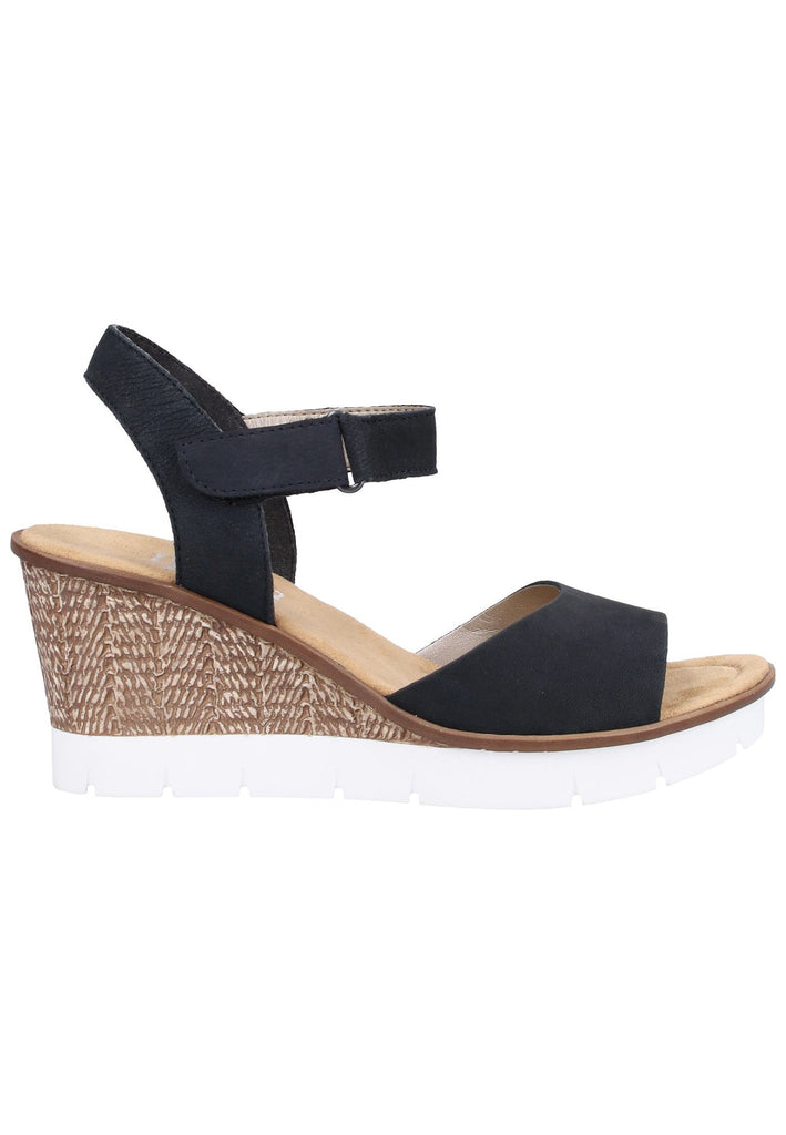 Rieker Sandalen Lederimitat Pazifik